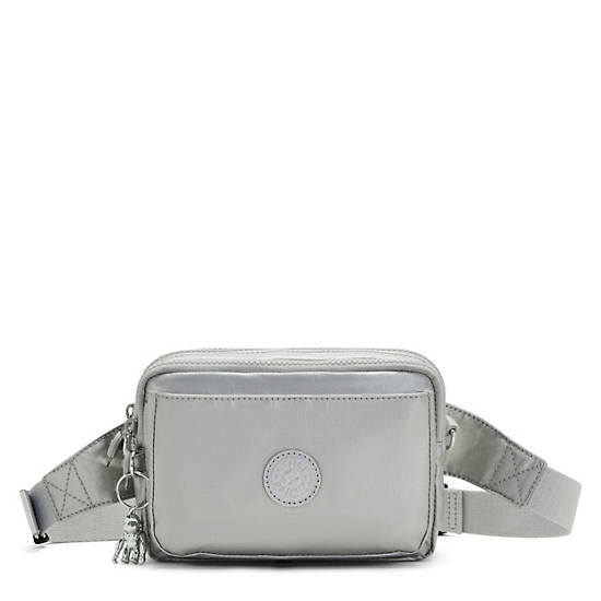 Kipling Abanu Multi Metallic Convertible Crossbody Bag Vesker Sølv | NO 1176KO